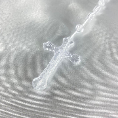 TERÇO ACRÍLICO P TRANSPARENTE (12 UNIDADES)