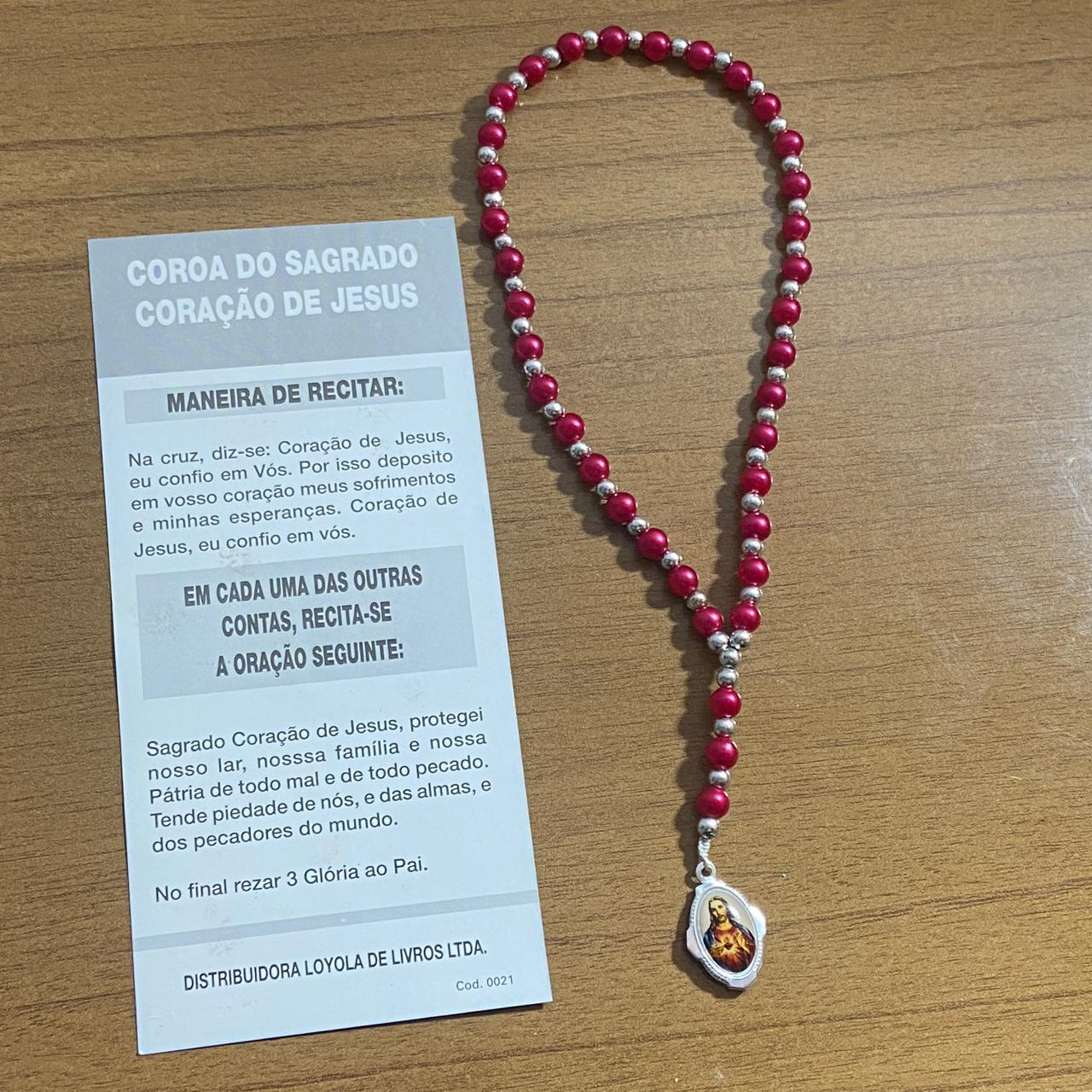 COROA SAGRADO CORAÇÃO DE JESUS 6MM MOD2 (1 UNIDADE)
