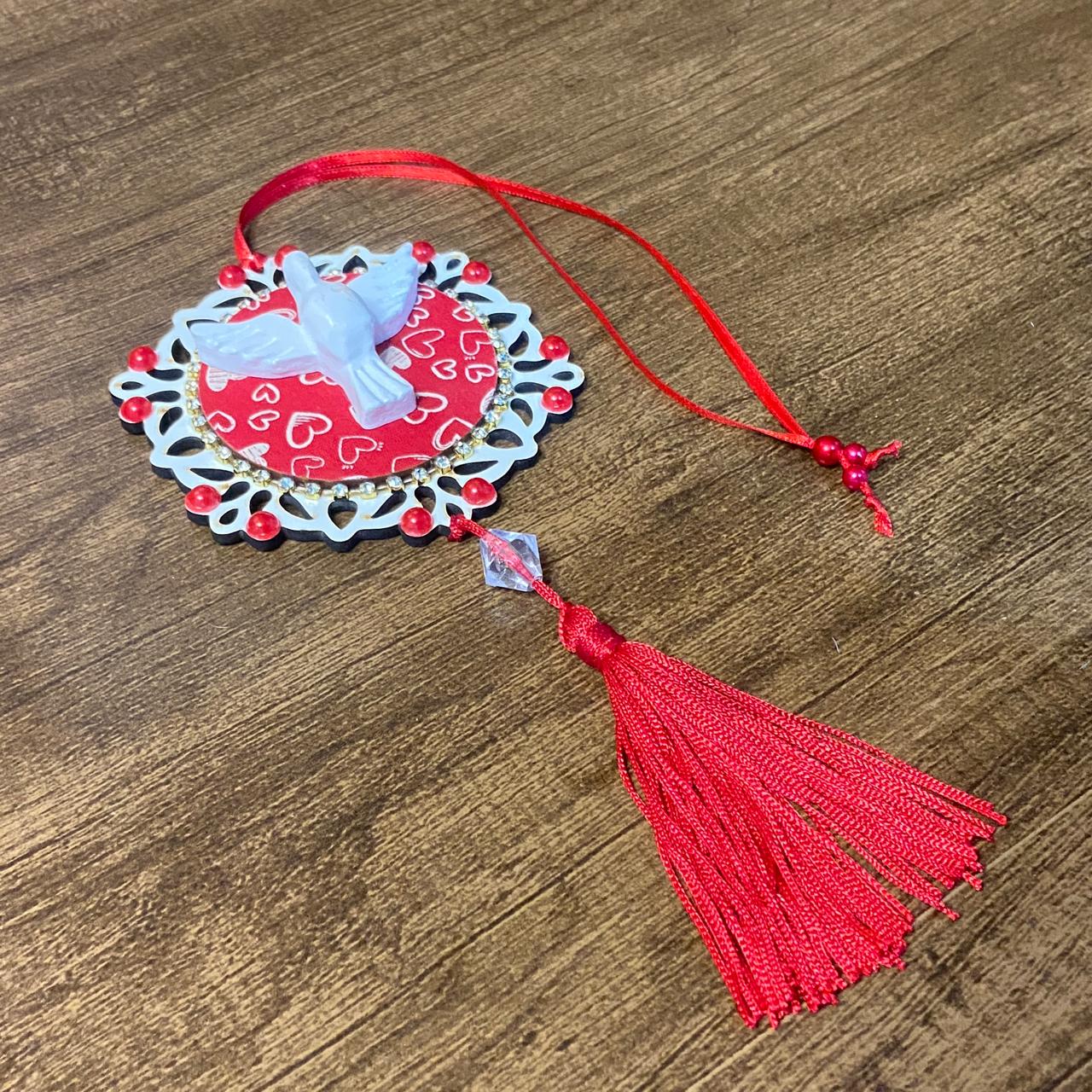 MANDALA DE BERÇO DIVINO ESPIRITO SANTO P VERMELHO (1 UNIDADE)