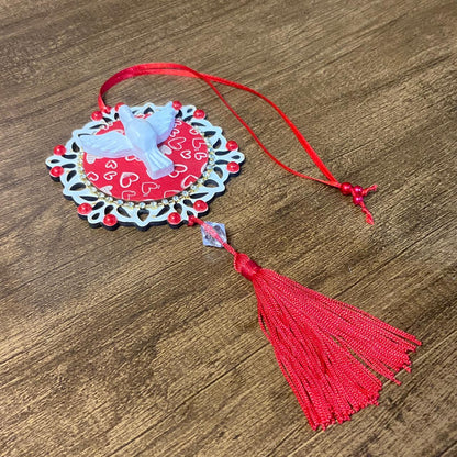 MANDALA DE BERÇO DIVINO ESPIRITO SANTO P VERMELHO (1 UNIDADE)