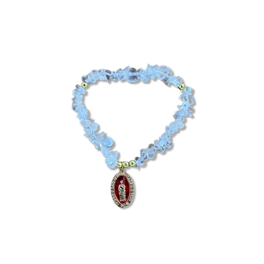 PULSEIRA CRISTAL SÃO JUDAS TADEU MOD1  ( 1 UNIDADE)