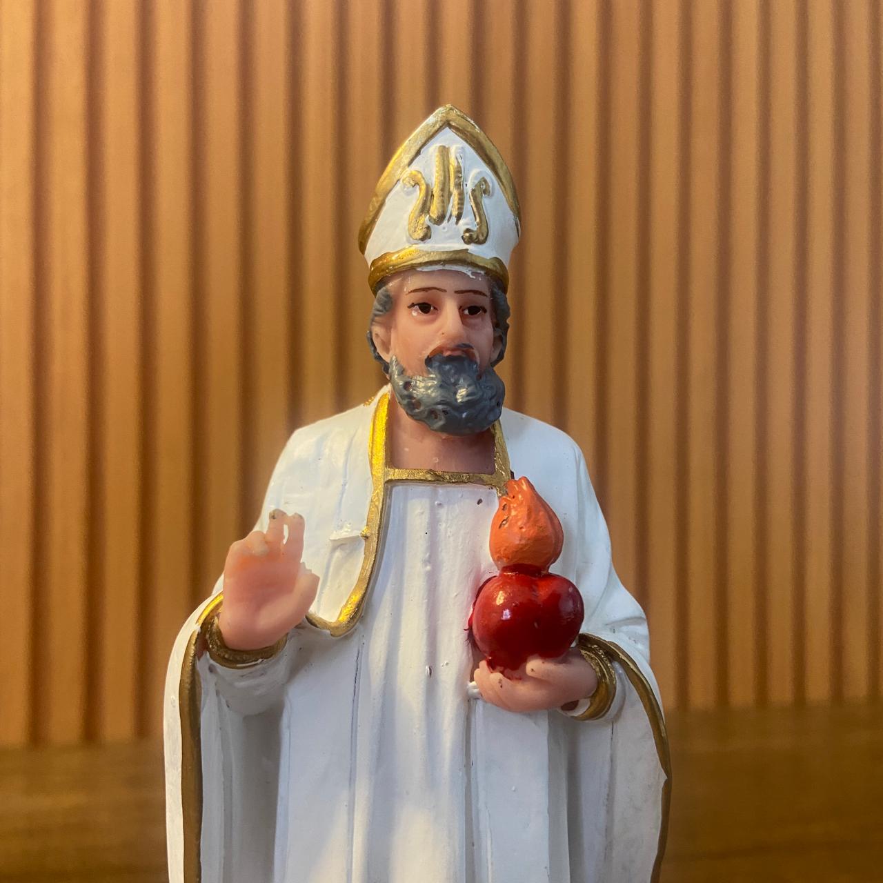 IMAGEM DE RESINA NACIONAL SANTO AGOSTINHO 20CM (1 UNIDADE)