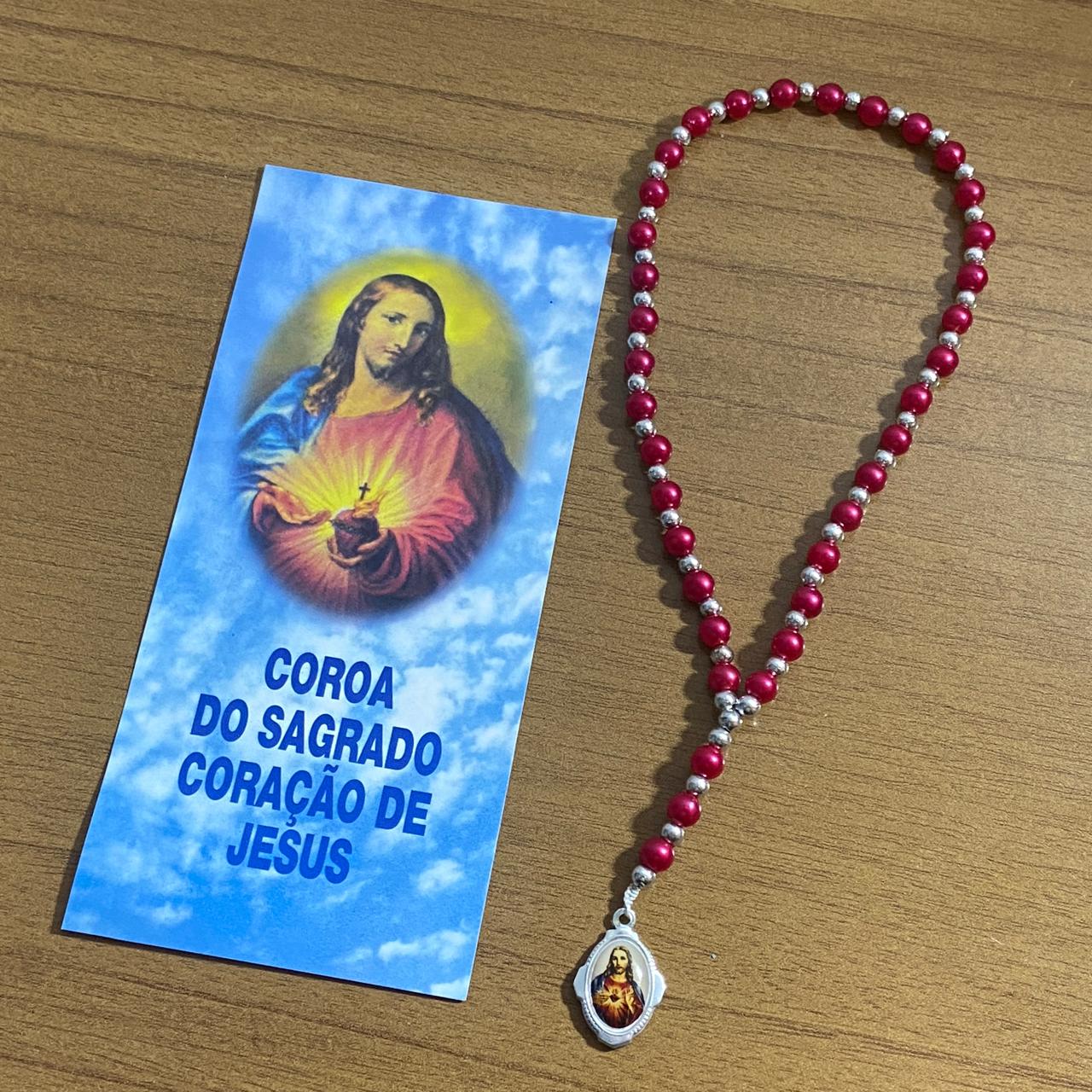 COROA SAGRADO CORAÇÃO DE JESUS 6MM MOD2 (1 UNIDADE)