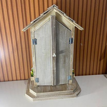 ORATÓRIO MDF COM PORTA PARA IMAGEM DE 30CM (1 UNIDADE)