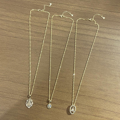 CORRENTE DOURADA NOSSA SENHORA APARECIDA MODELOS SORTIDOS MOD2 (3 UNIDADES)