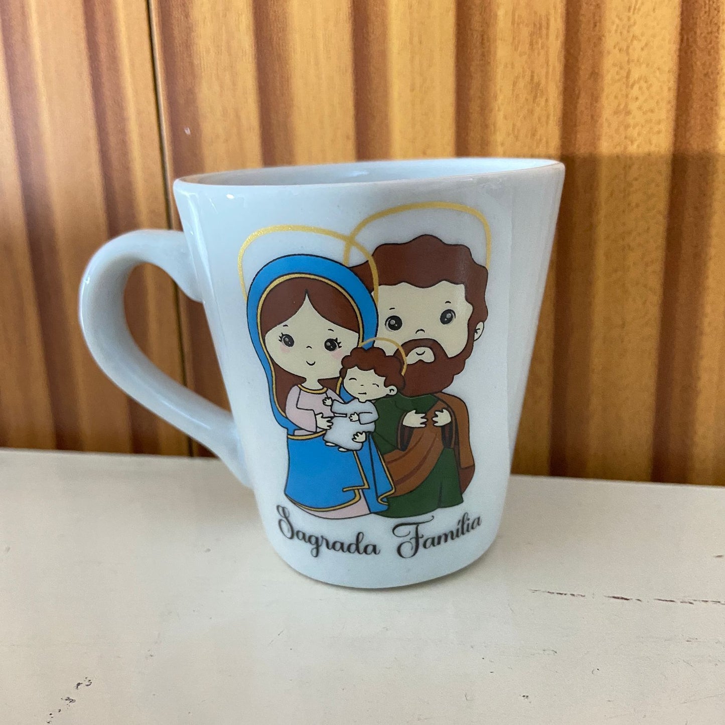 XÍCARA BRANCA SAGRADA FAMILIA (1 UNIDADE)