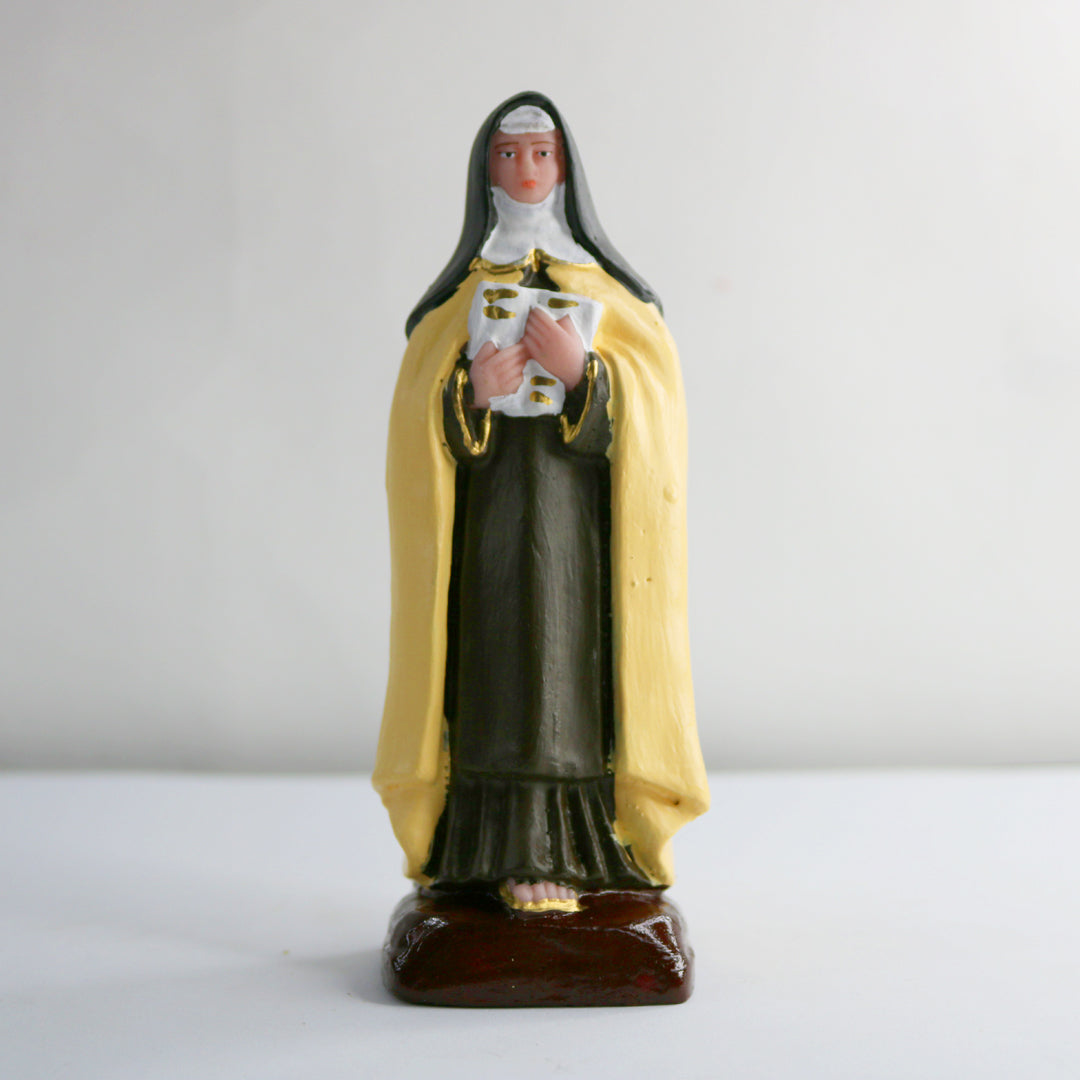 IMAGEM DE RESINA NACIONAL SANTA TERESA D´AVILA 15CM (1 UNIDADE)