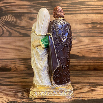 IMAGEM DE GESSO SAGRADA FAMÍLIA 21CM (1 UNIDADE)
