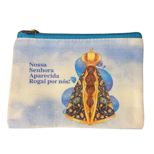 BOLSA DE MÃO NOSSA SENHORA APARECIDA - MOD1 (1 UNIDADE)