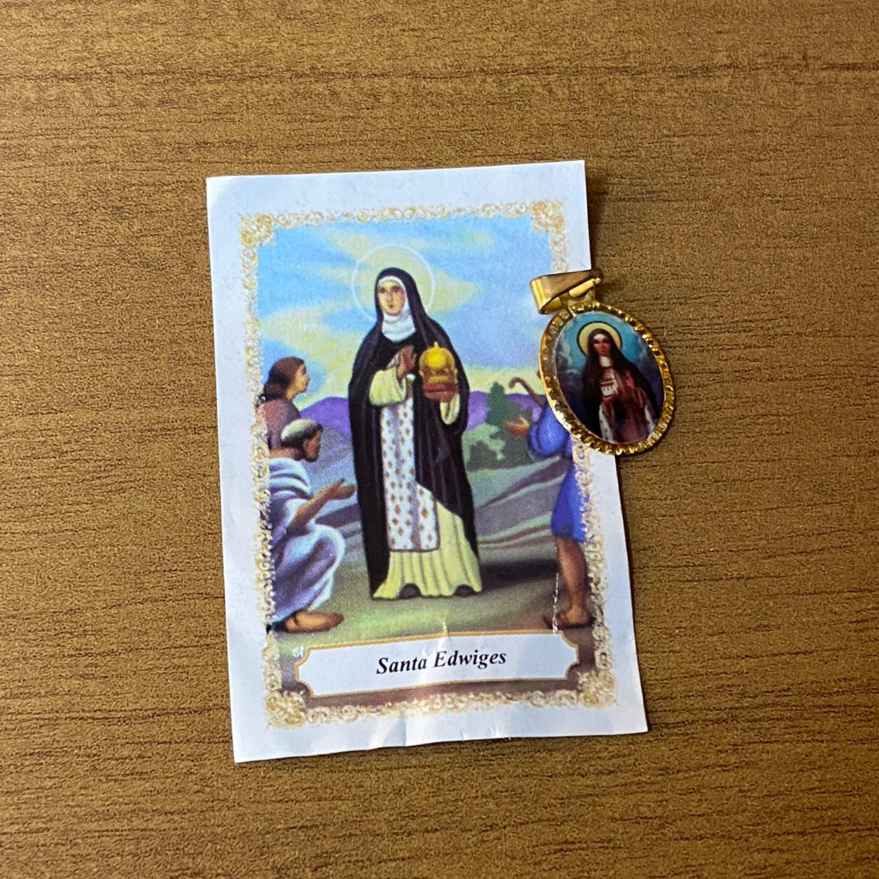 MEDALHA ALUMINIO SANTA EDWIGES (36 UNIDADES)