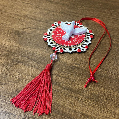 MANDALA DE BERÇO DIVINO ESPIRITO SANTO P VERMELHO (1 UNIDADE)