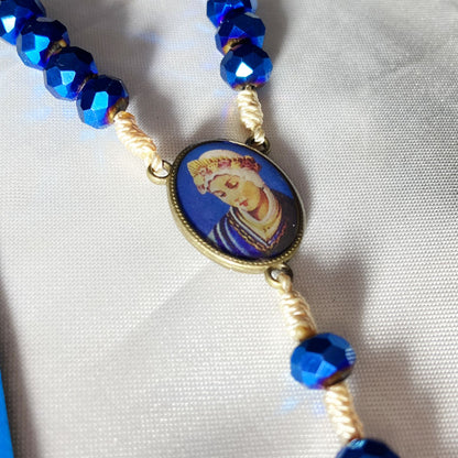 TERÇO NOSSA SENHORA DE SALETTE  8MM (1 UNIDADE)