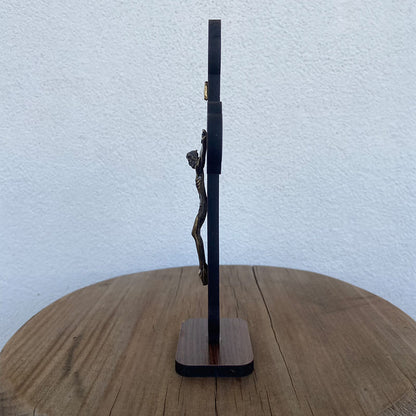 CRUCIFIXO MDF DE MESA 18CM (1 UNIDADE)
