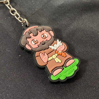 CHAVEIRO EMBORRACHADO SÃO FRANCISCO DE ASSIS MOD2 (12 UNIDADES)