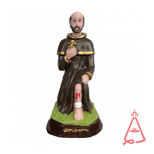 IMAGEM DE RESINA NACIONAL SÃO PEREGRINO MOD02 13CM (1 UNIDADE)