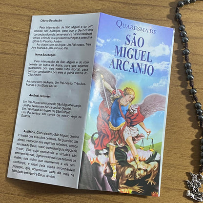 ROSÁRIO DE HEMATITA SÃO MIGUEL ARCANJO 06MM (1 UNIDADE)