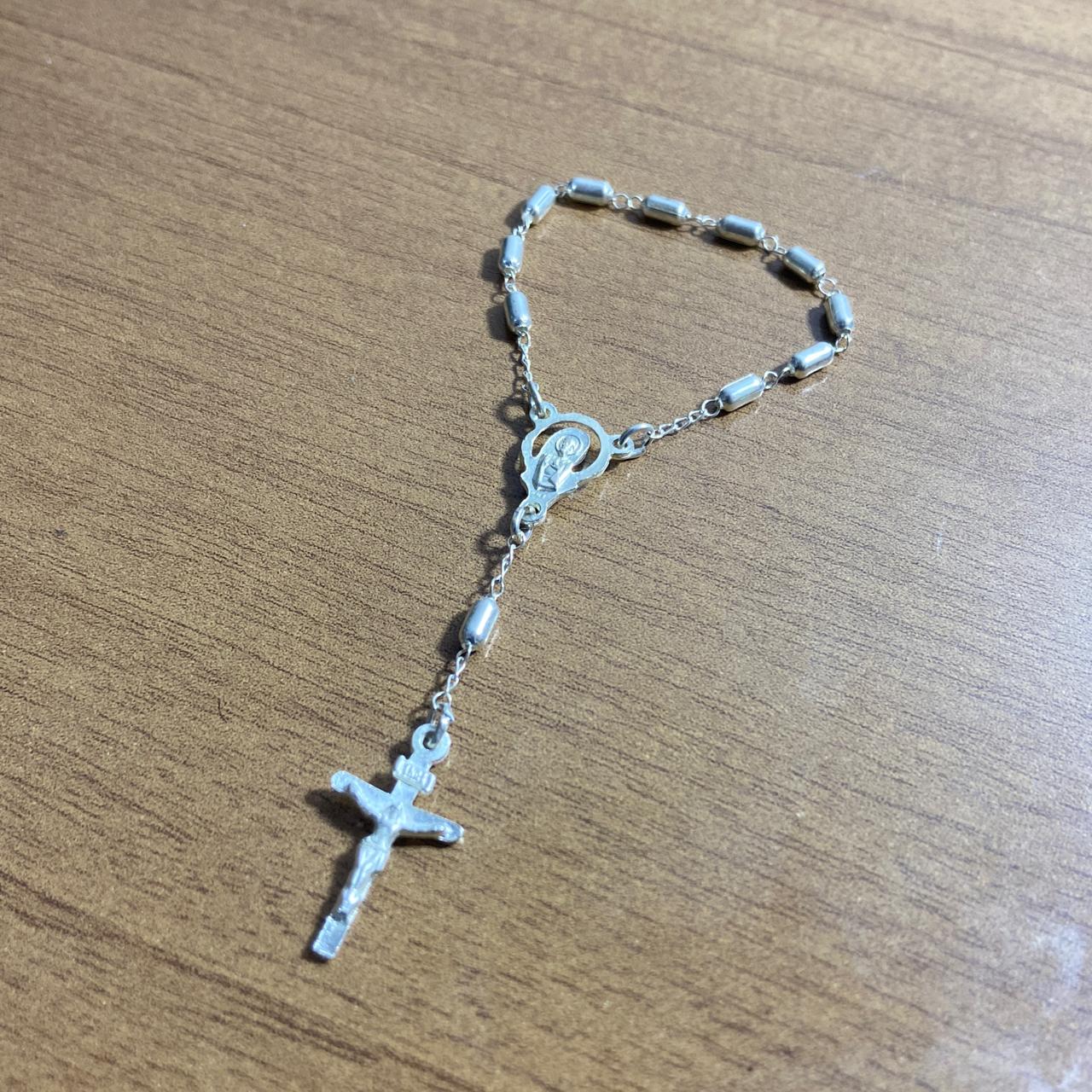 DEZENA PRATEADA NOSSA SENHORA DO SILÊNCIO  (3 UNIDADES)