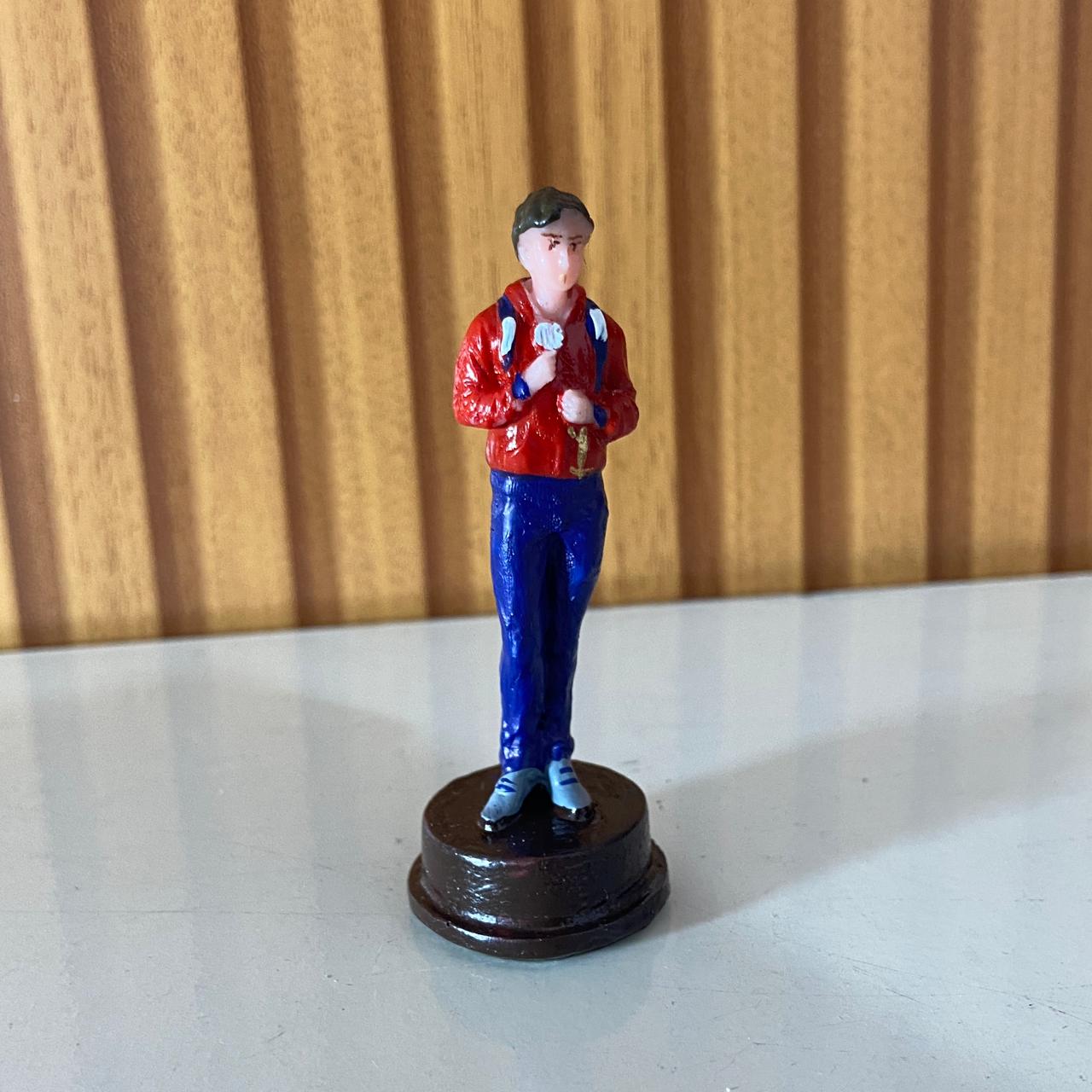 IMAGEM DE RESINA NACIONAL CARLO ACUTIS 07CM (6 UNIDADES)