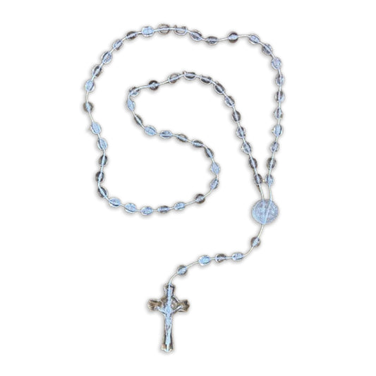 TERÇO ACRÍLICO G TRANSPARENTE 6MM (12 UNIDADES)