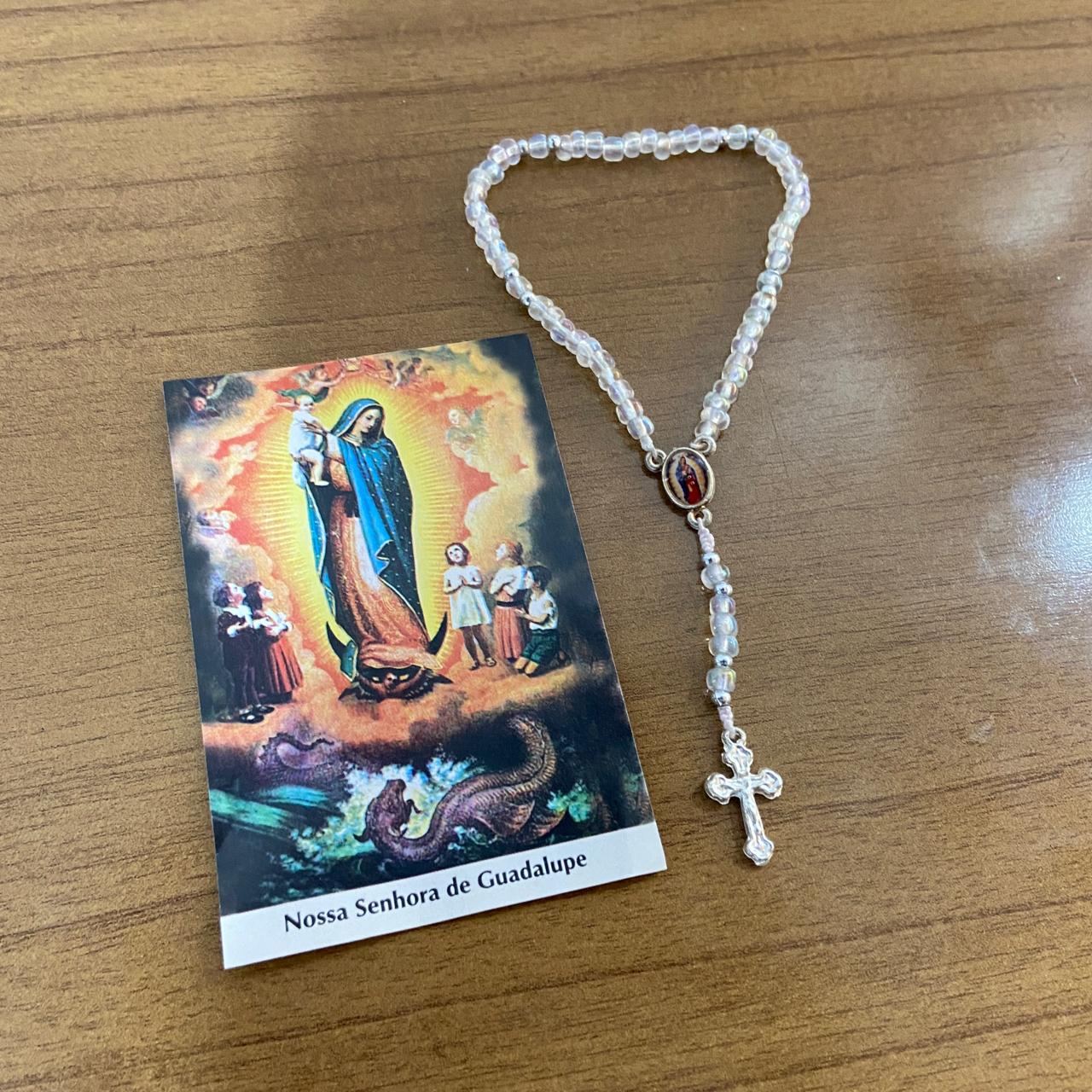 TERÇO MIÇANGA NOSSA SENHORA DE GUADALUPE  4MM (1UNIDADE)