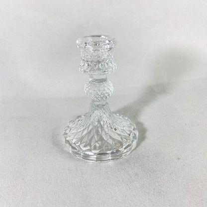 CASTIÇAL DE VIDRO DETALHADO 11CM (1 UNIDADE)