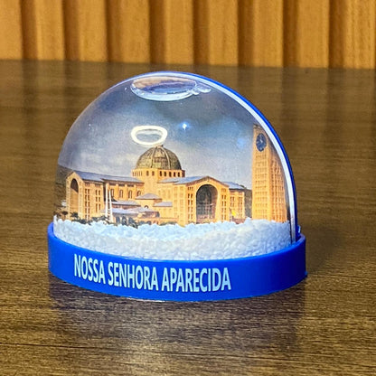 IMÃ GLOBO DE NEVE BASÍLICA DE NOSSA SENHORA APARECIDA (1 UNIDADE)