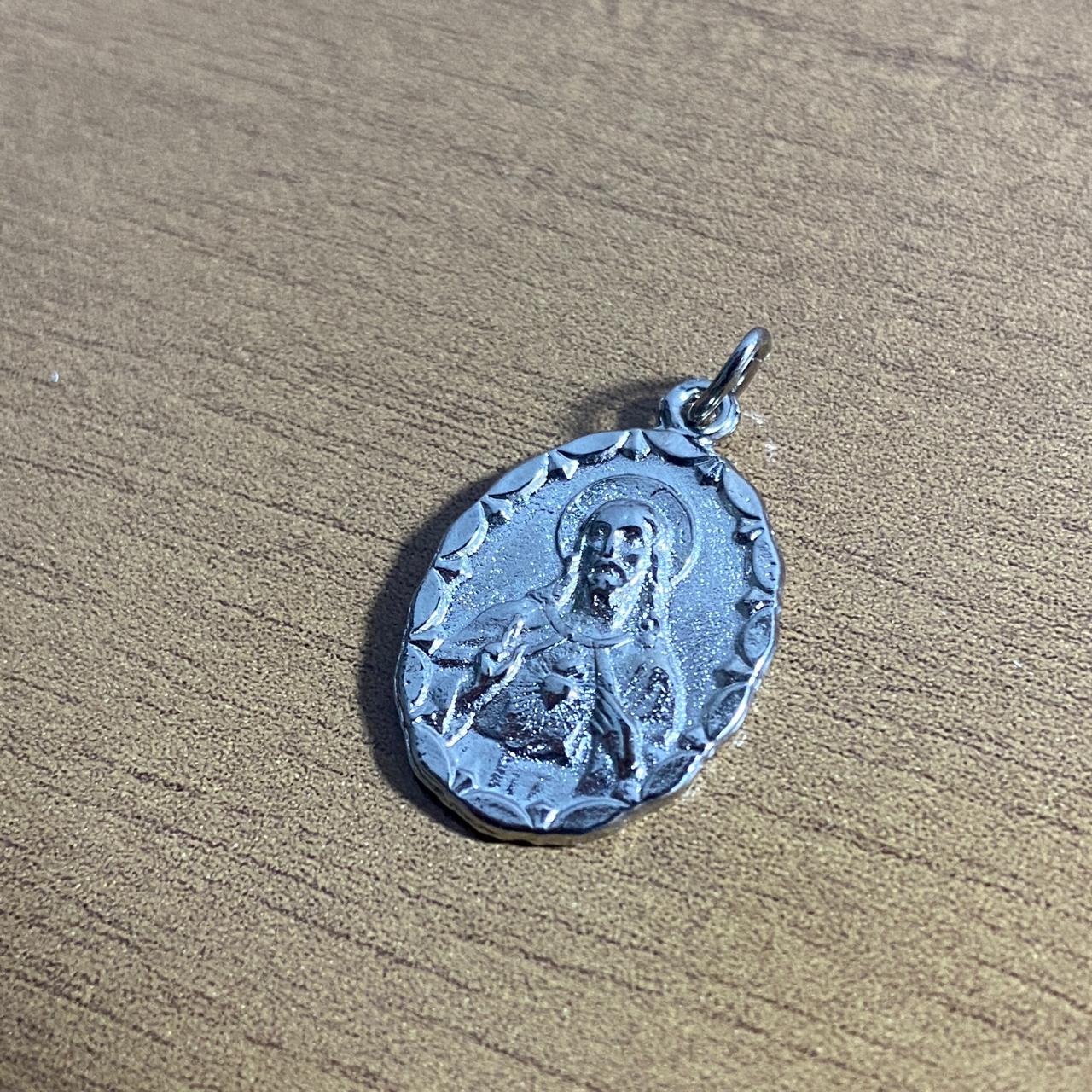 MEDALHA ITALIANA SAGRADO CORAÇÃO DE JESUS (6 UNIDADES)