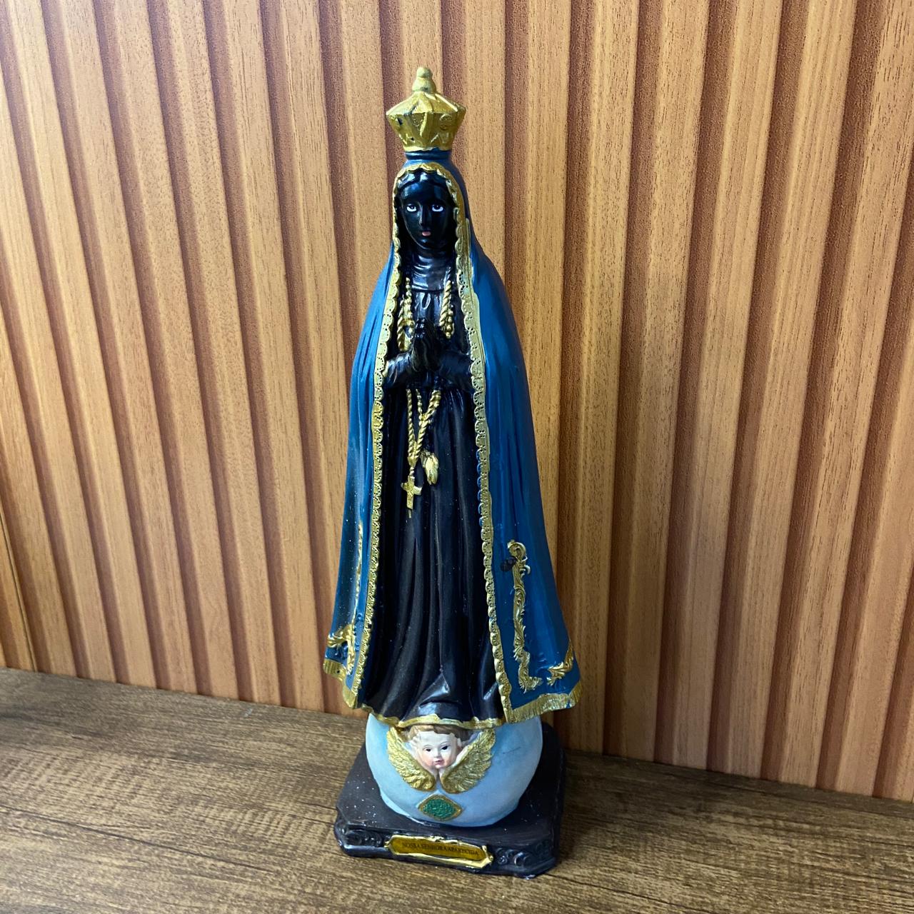 IMAGEM DE RESINA IMPORTADA NOSSA SENHORA APARECIDA 31CM (1 UNIDADE)