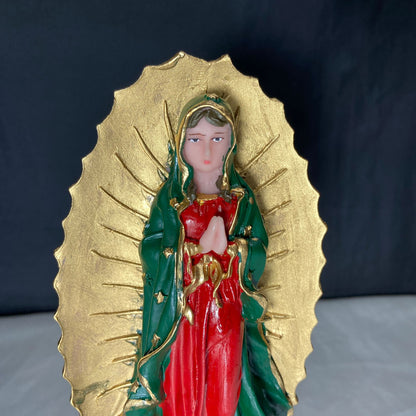 IMAGEM DE RESINA NACIONAL NOSSA SENHORA DE GUADALUPE 21CM (1 UNIDADE)