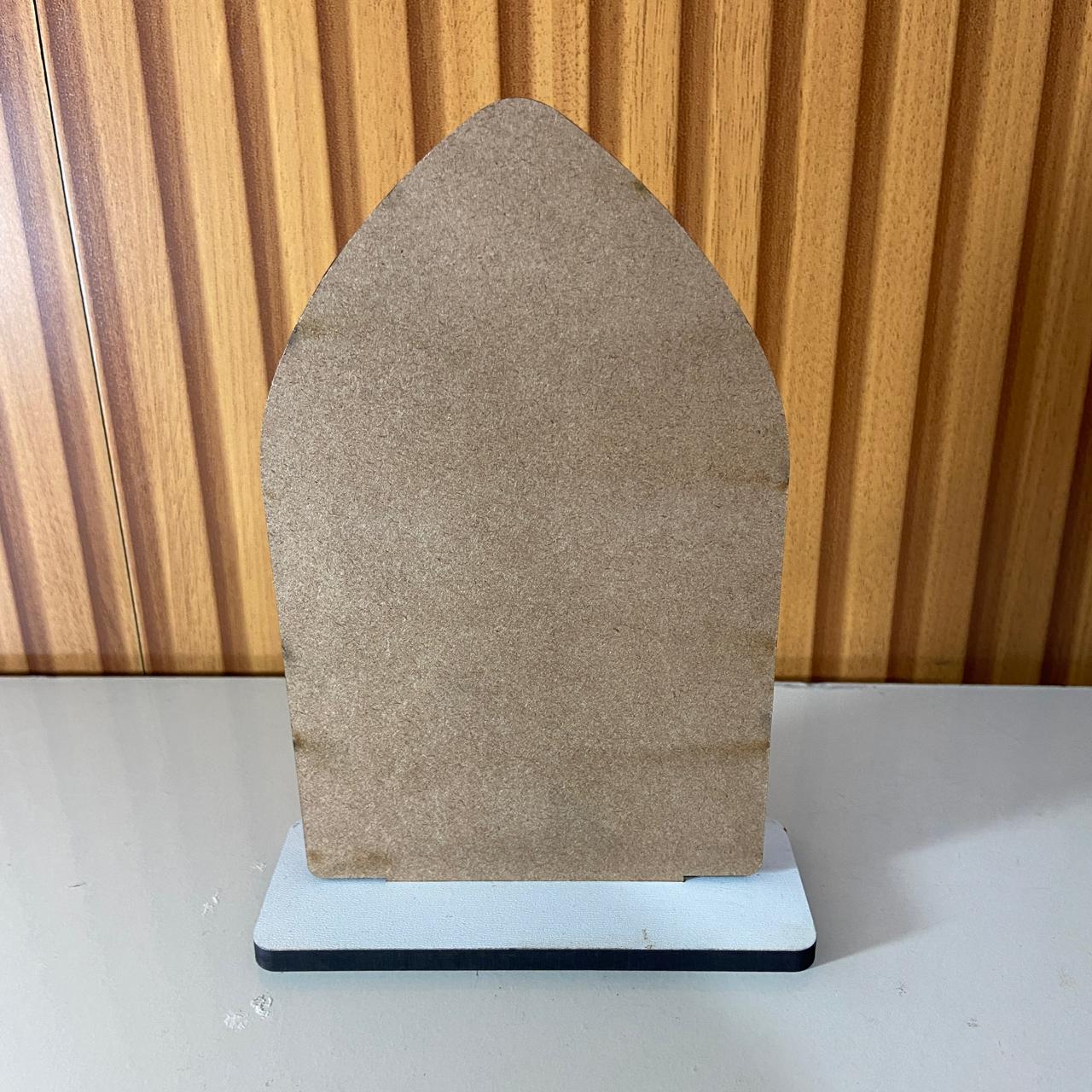 CAPELA MDF VITRAL DIVINO ESPÍRITO SANTO 18CM (1 UNIDADE)