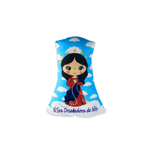 ALMOFADA PEQUENA NOSSA SENHORA DESATADORA DOS NÓS (1 UNIDADE)