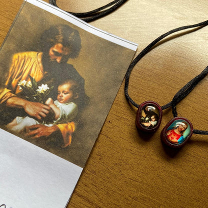 ESCAPULÁRIO CORDINHA SÃO JOSÉ  (1 UNIDADE)