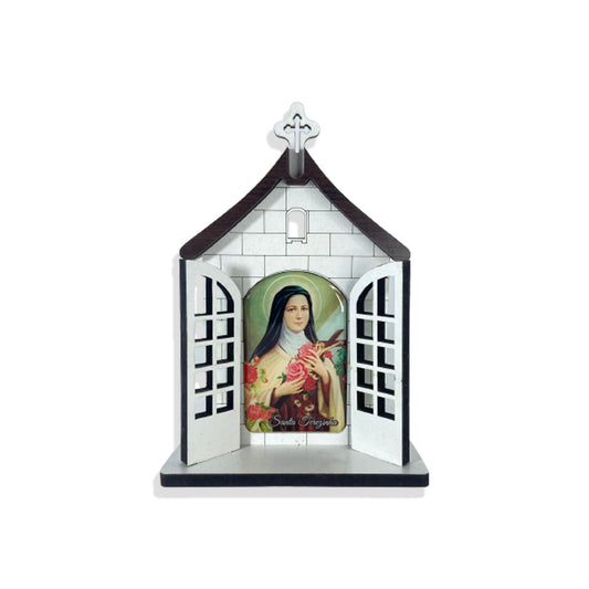 CAPELA PORTA SANTA TERESINHA 16CM (1 UNIDADE)