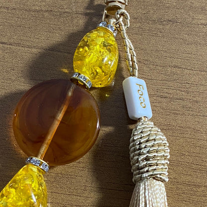CHAVEIRO DE PEDRARIAS DIVINO ESPÍRITO SANTO EM ACRÍLICO (1 UNIDADE)