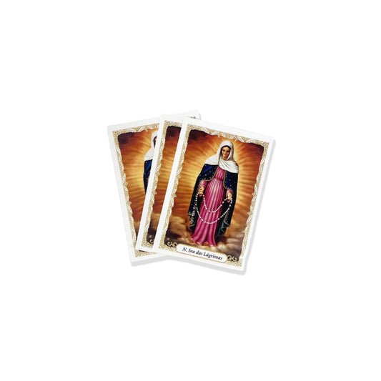 FOLHETO DE ORAÇÃO COROA DAS LÁGRIMAS (300 UNIDADES)