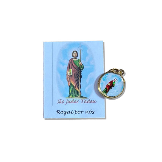 MEDALHA DUPLA FACE SÃO JUDAS TADEU (12 UNIDADES)