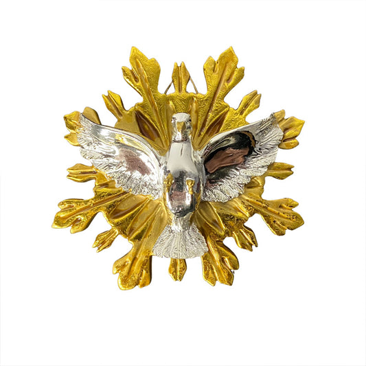 IMAGEM DE RESINA IMPORTADA DIVINO ESPIRITO SANTO DE PAREDE 9CM (1 UNIDADE)