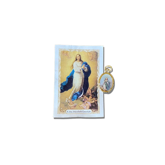 MEDALHA ALUMINIO NOSSA SENHORA DA IMACULADA CONCEIÇÃO (36 UNIDADES)