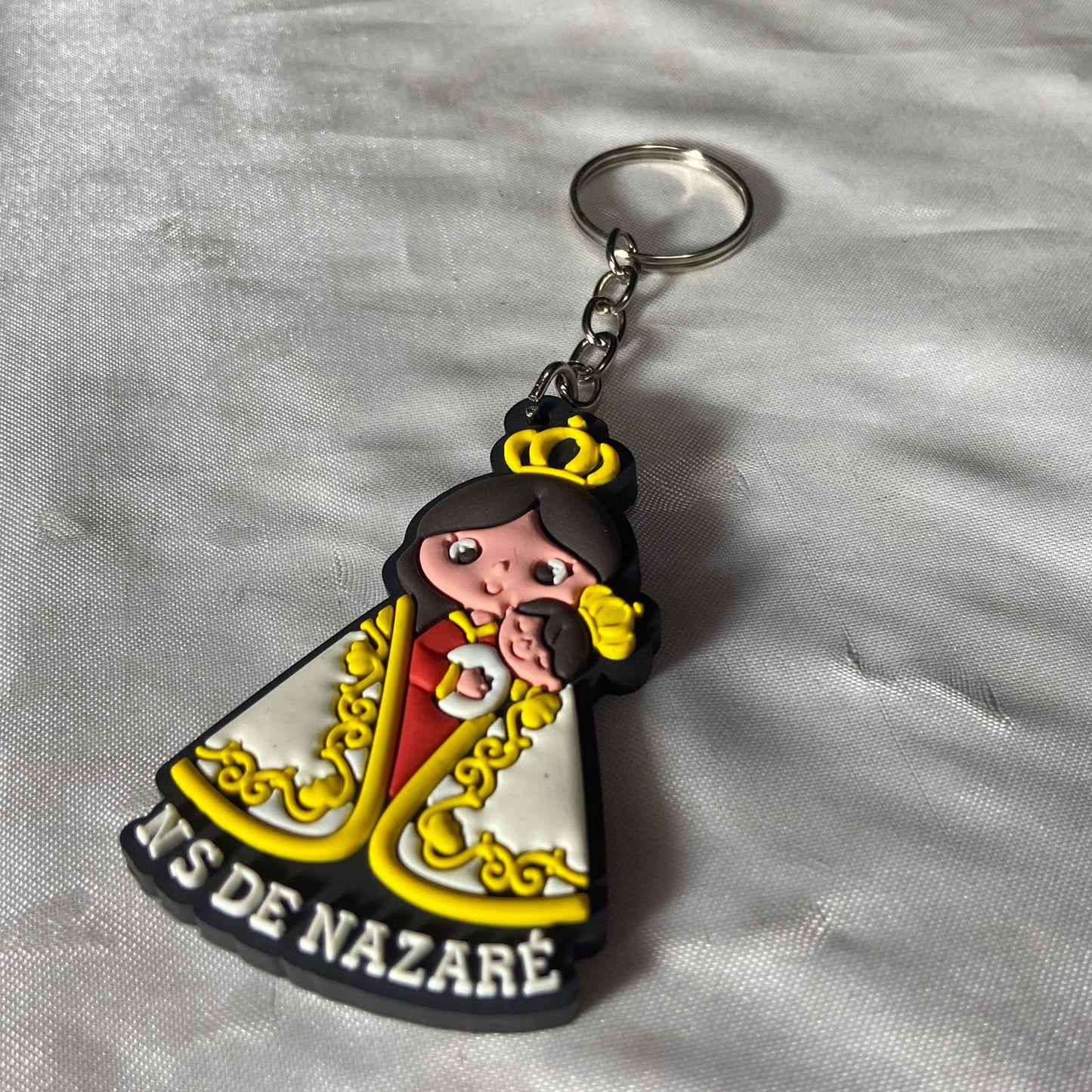 CHAVEIRO EMBORRACHADO NOSSA SENHORA DE NAZARÉ MOD2 (12 UNIDADES)