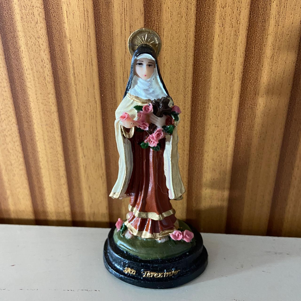 IMAGEM DE RESINA NACIONAL SANTA TERESINHA 11,5CM (1 UNIDADE)