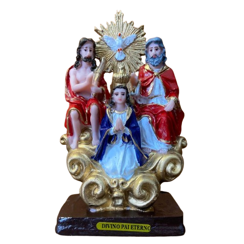 IMAGEM DE RESINA NACIONAL DIVINO PAI ETERNO 16CM (1 UNIDADE)