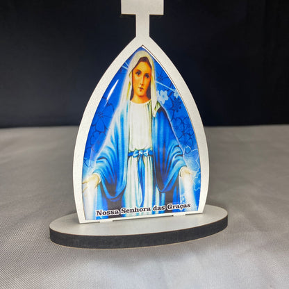 CAPELA MDF DESMONTÁVEL NOSSA SENHORA DAS GRAÇAS 11CM (1 UNIDADE)