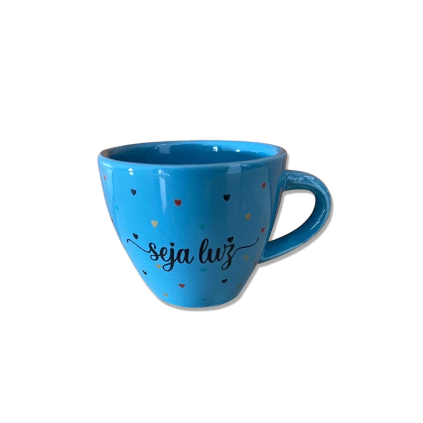 XÍCARA COQUINHO AZUL SEJA LUZ (1 UNIDADE)