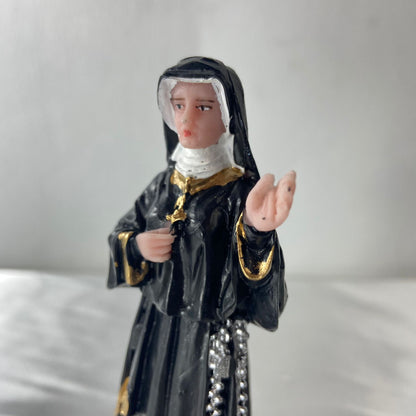 IMAGEM DE RESINA NACIONAL SANTA FAUSTINA 15CM (1 UNIDADE)