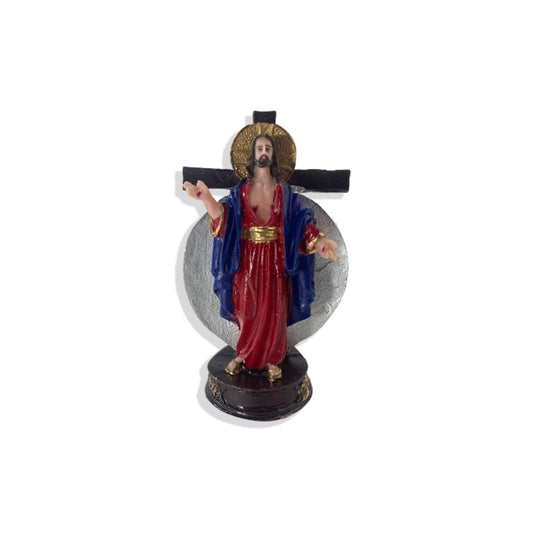 IMAGEM DE RESINA NACIONAL SANTAS CHAGAS DE JESUS 13CM (1 UNIDADE)