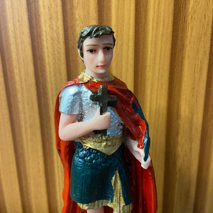 IMAGEM DE RESINA NACIONAL SANTO EXPEDITO 15CM (1 UNIDADE)