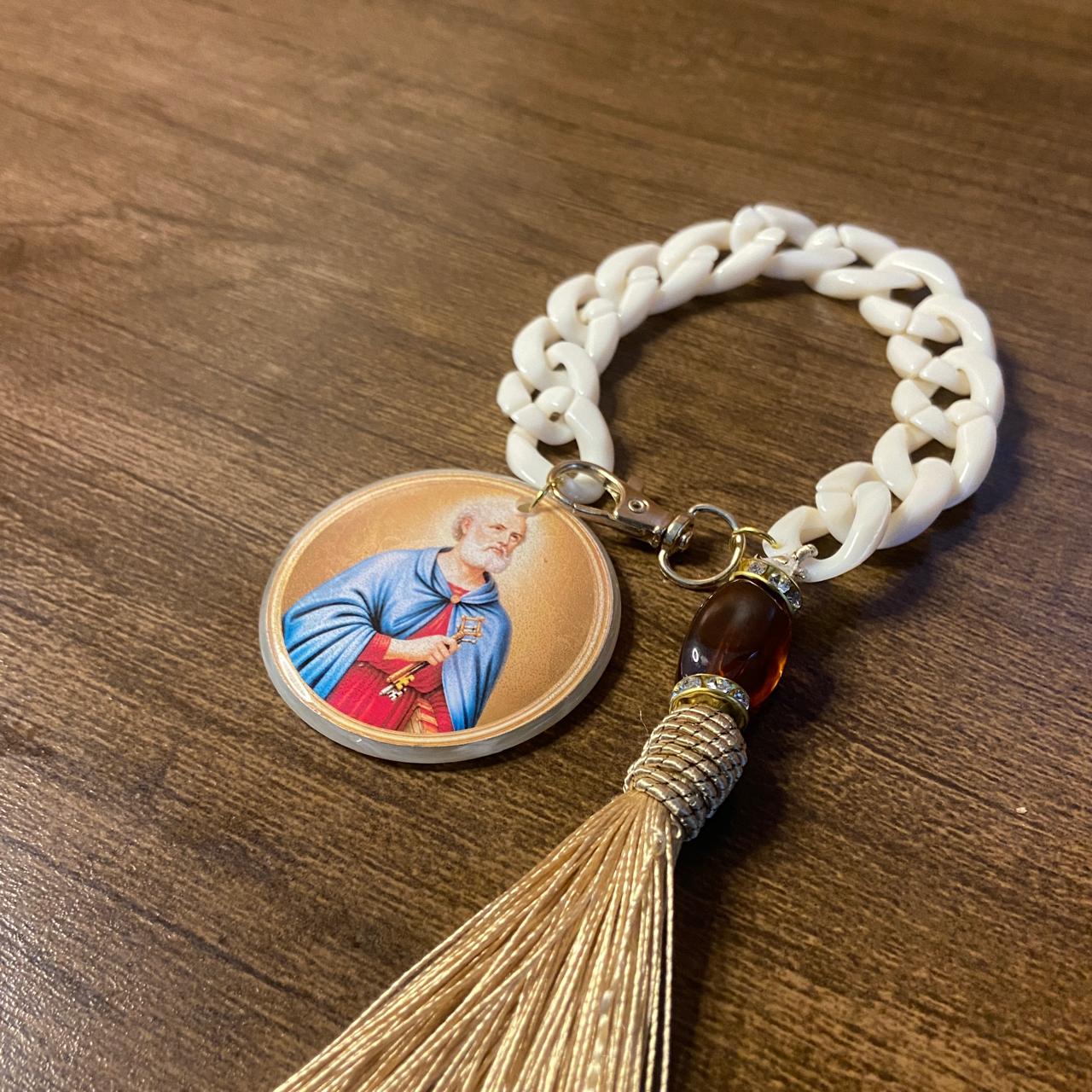 ELO DA CONSAGRAÇÃO  MEDALHÃO RESINADO SÃO PEDRO (1 UNIDADE)