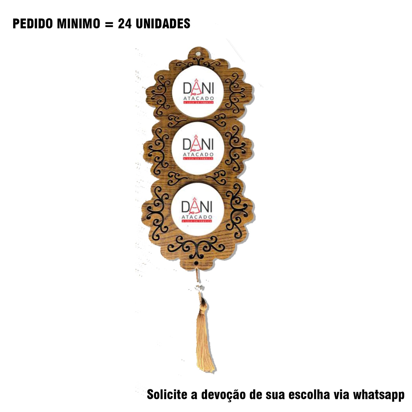 ADORNO UNICO TRIPLO TABACO PERSONALIZADO (1 UNIDADE)