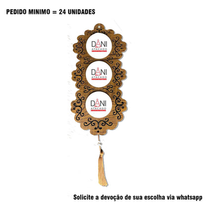 ADORNO UNICO TRIPLO TABACO PERSONALIZADO (1 UNIDADE)