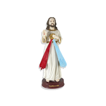 IMAGEM DE RESINA NACIONAL JESUS MISERICORDIOSO 20CM (1 UNIDADE)